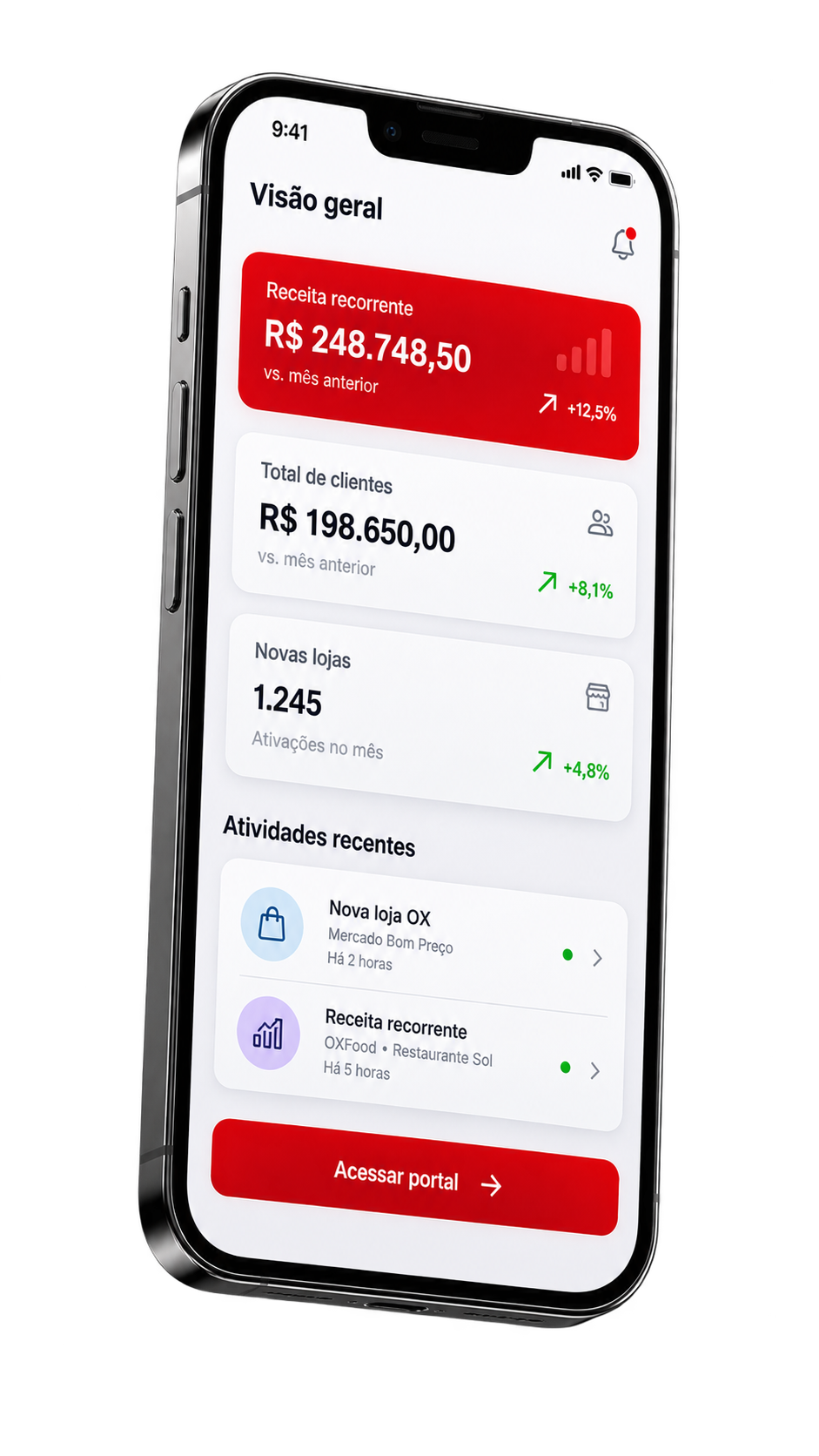 App OX no Celular
